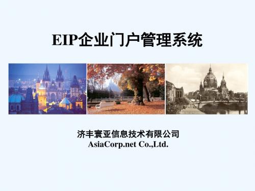 EIP公司门户管理制度系统