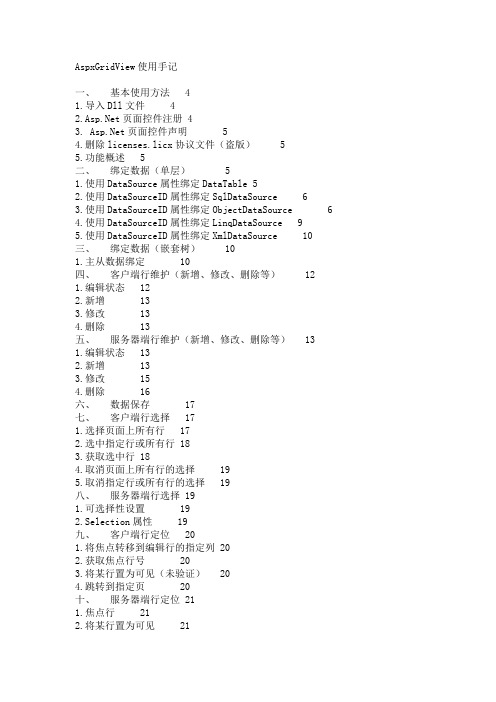 AspxGridView