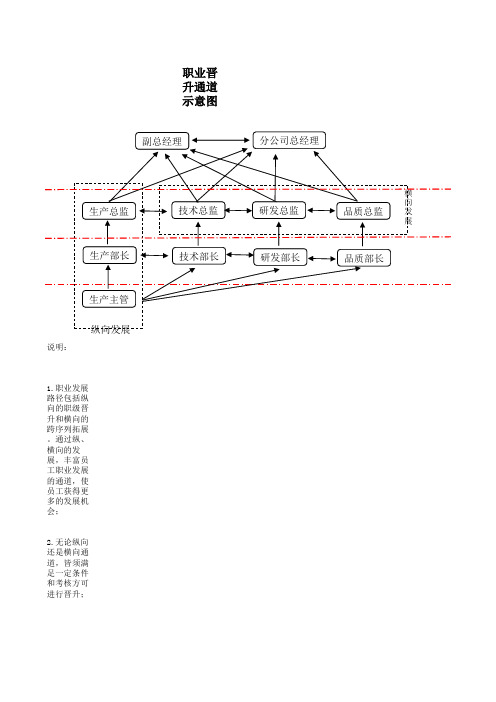 职业晋升通道图