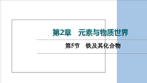 新高考化学鲁科版一轮复习全国通用铁及其化合物