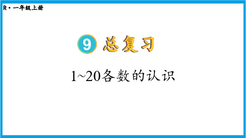 人教版一年级上册数学(新插图)9-1 1~20各数的认识 教学课件