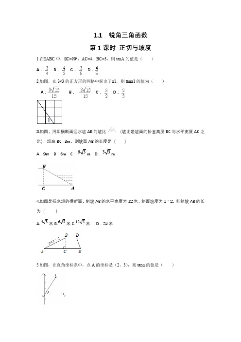 北师大版九年级下册数学全册同步练习