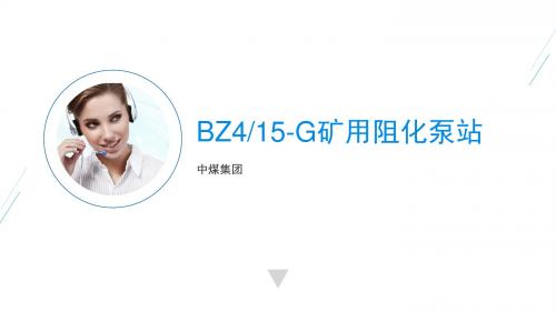 BZ4-15-G矿用阻化泵站