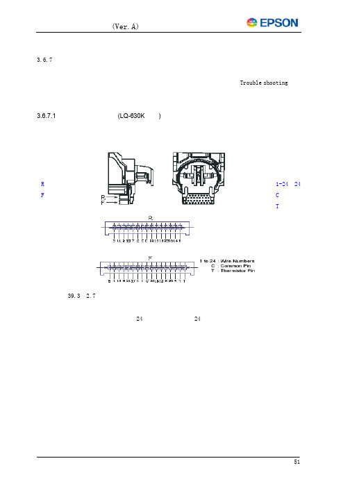 Epson 针式打印头线圈故障检测手册(爱普生公司内部资料)