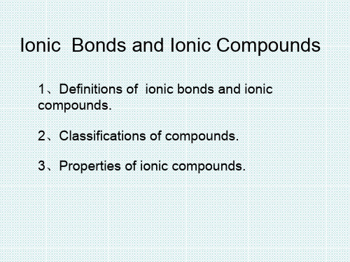 SAT2-Ionic bonds and Ionic Compounds