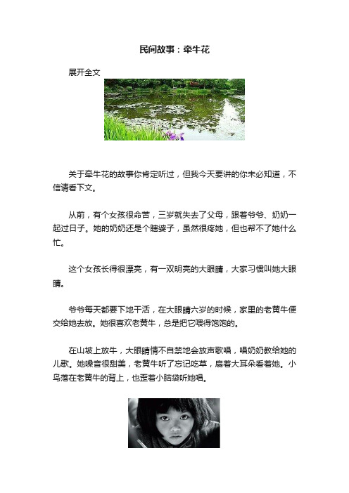 民间故事：牵牛花