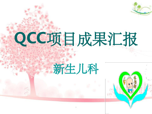 新生儿科QCC项目成果汇报PPT课件