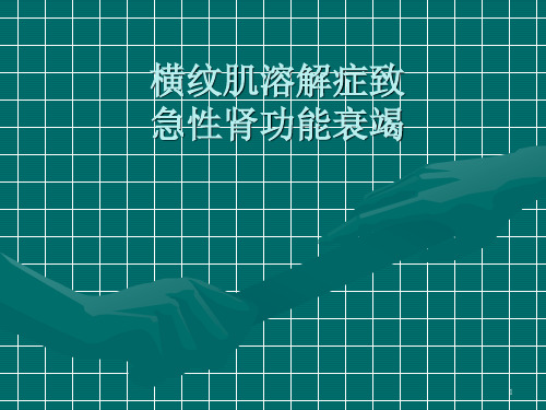 横纹肌溶解症PPT课件