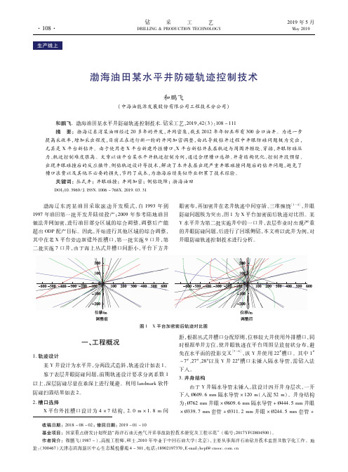 渤海油田某水平井防碰轨迹控制技术