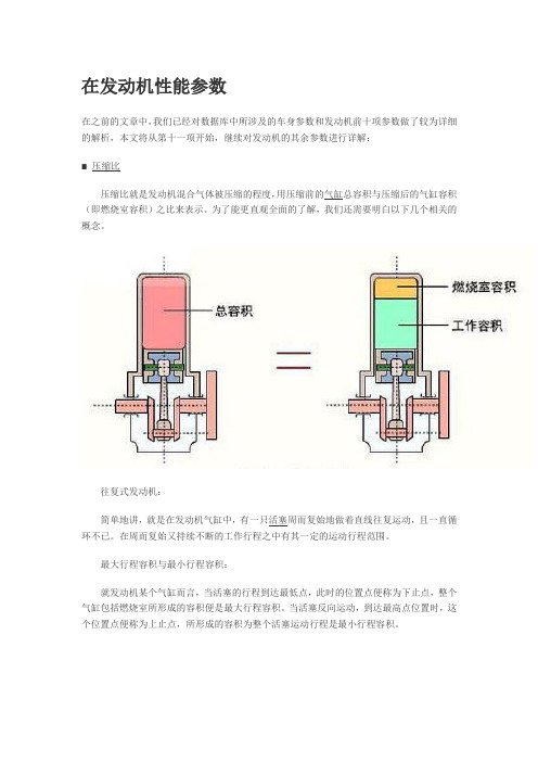 发动机性能参数