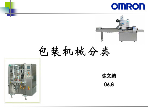 包装机械分类(按国标)