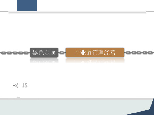 黑色金属产业链PPT精选文档