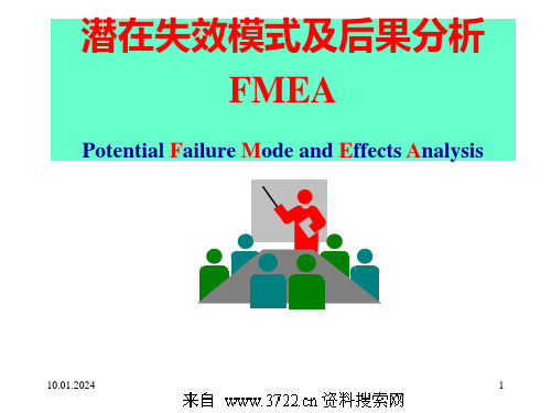 质量管理培训手册潜在失效模式及后果分析FMEA