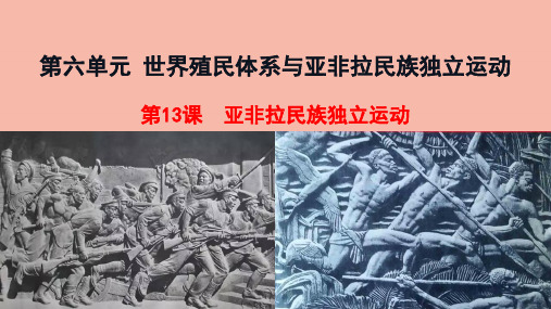 人教统编版必修中外历史纲要下亚非拉民族独立运动课件(27张)优质PPT