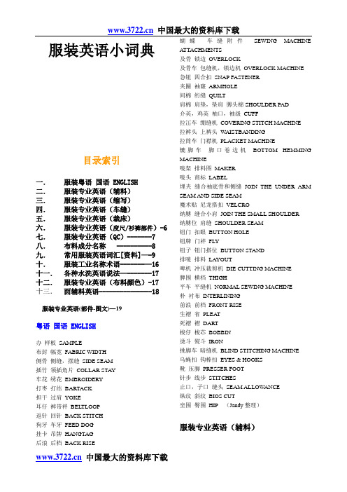 服装英语小词典24