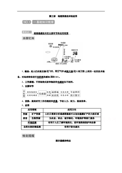 2021高考地理一轮总复习学案：1.3地理信息技术的应用含解析