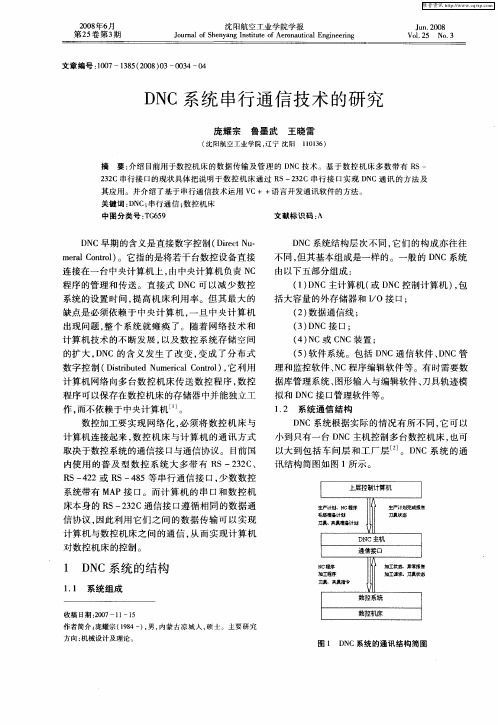 DNC系统串行通信技术的研究