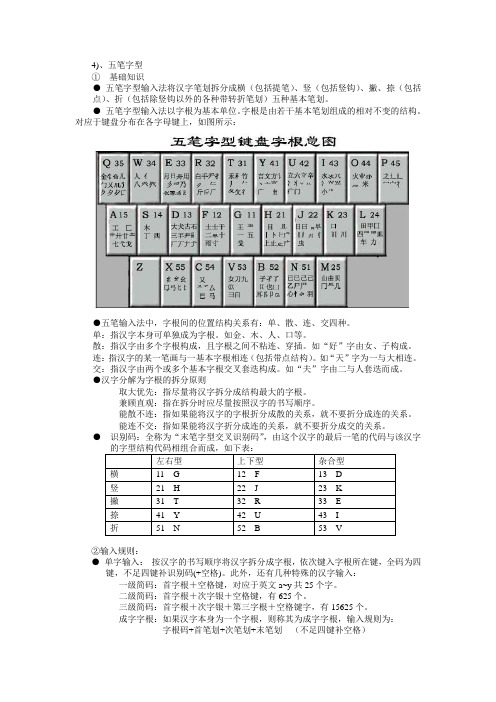 五笔输入法