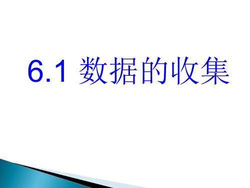 《数据的收集》参考课件