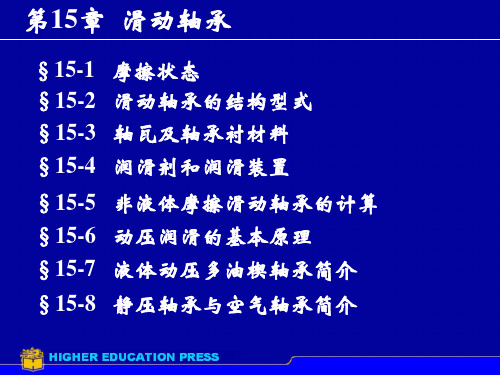 滑动轴承应用实例