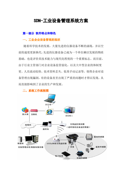 SDN工业设备管理系统方案