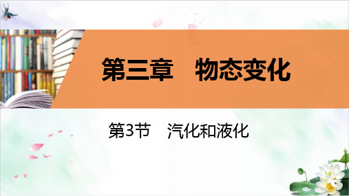 人教版八级上册物理第三章物态变化2