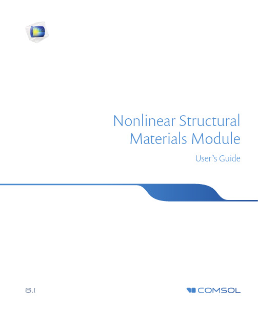 COMSOL Nonlinear Structural Materials Module User’