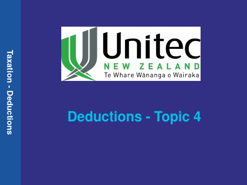 Deductions