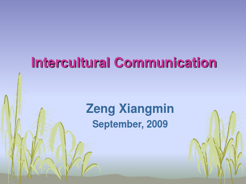 Intercultural communication 1 .ppt