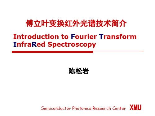 Fourier Transform Infrared Spectroscopy