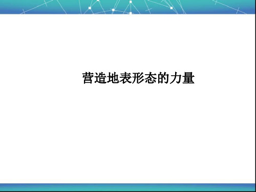 营造地表形态的力量 课件