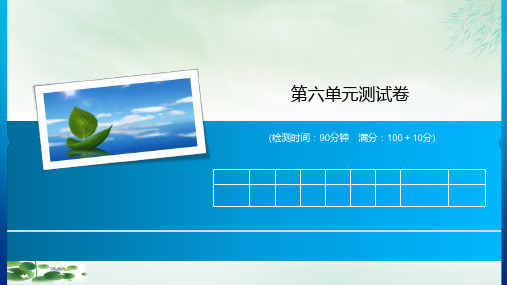 四年级下册数学习题课件测试卷人教新课标(17张PPT)