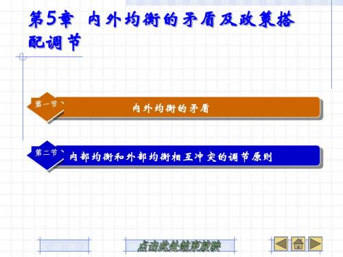 第5章 内外均衡的矛盾及政策搭配调节