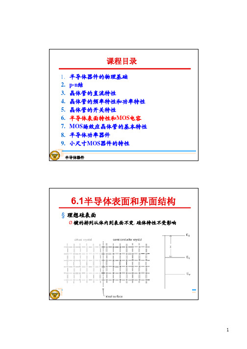 半导体器件原理2-东南大学