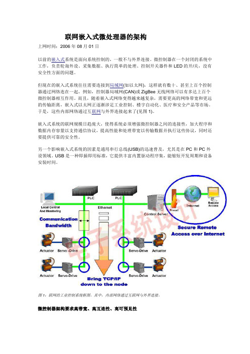 联网嵌入式微处理器的架构