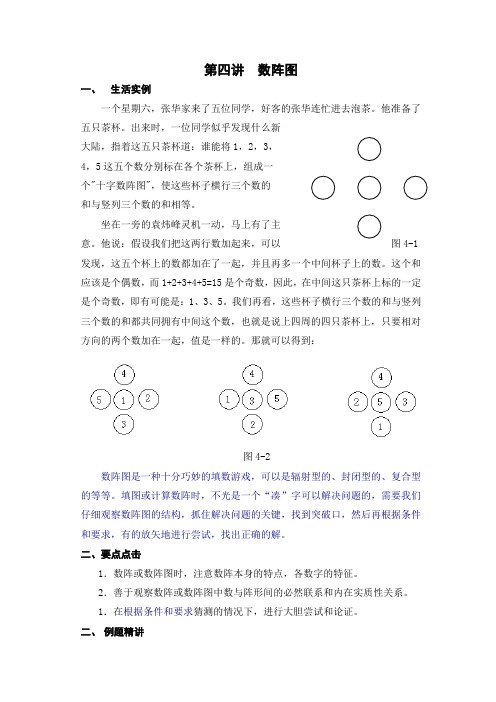 4、第四讲数阵图