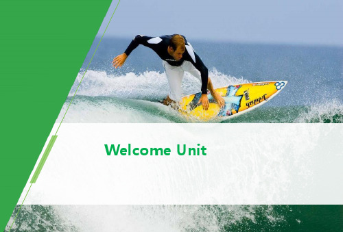 人教版高中英语必修一《Welcome-Unit》PPT课件