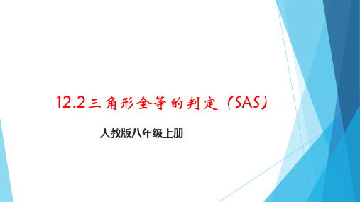 12-2三角形全等的判定(SAS)22-23学年人教版八年级数学上册