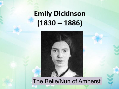 美国文学EmilyDickinson迪金森