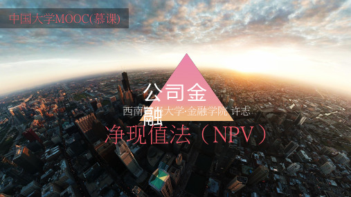 公司金融02-净现值法(NPV)课件