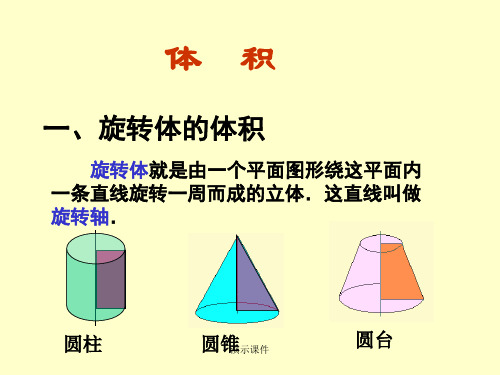 全版微积分计算体积.ppt