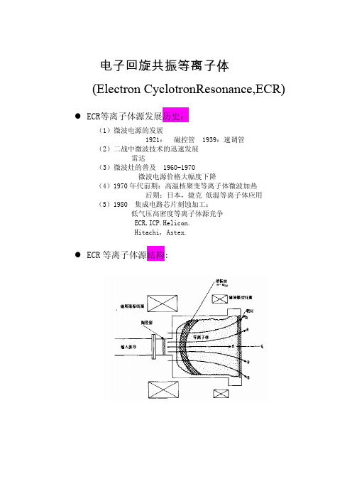 ECR等离子体