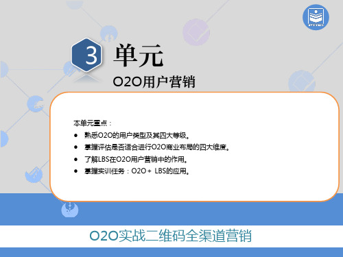 《O2O实战二维码全渠道营销》第3章 O2O用户营销