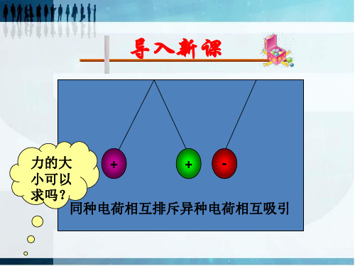 高中物理人教版选修3-1 1.2库仑定律(共34张PPT)