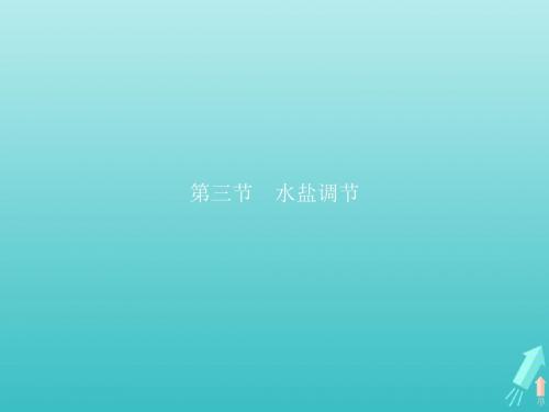 2018_2019学年高中生物1.2.3水盐调节课件中图版