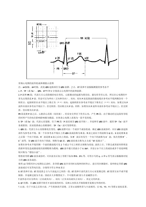 常规心电图的波形