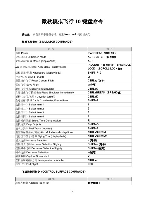 微软模拟飞行10教程