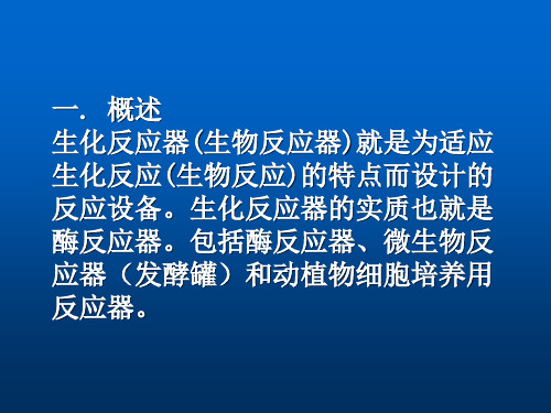 生物反应器和比拟放大