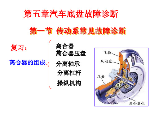 传动系常见故障诊断