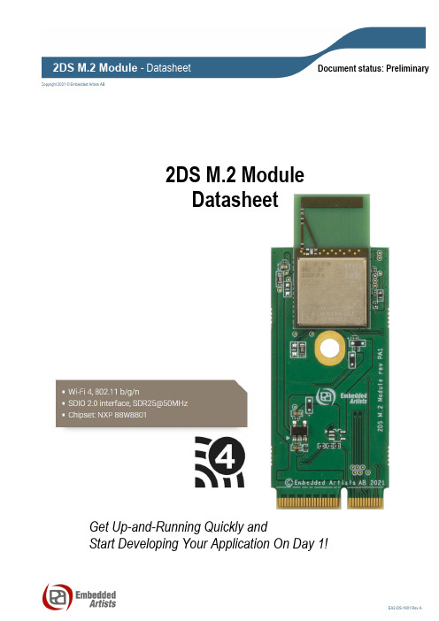 2DS M.2 模块 - 数据手册说明书